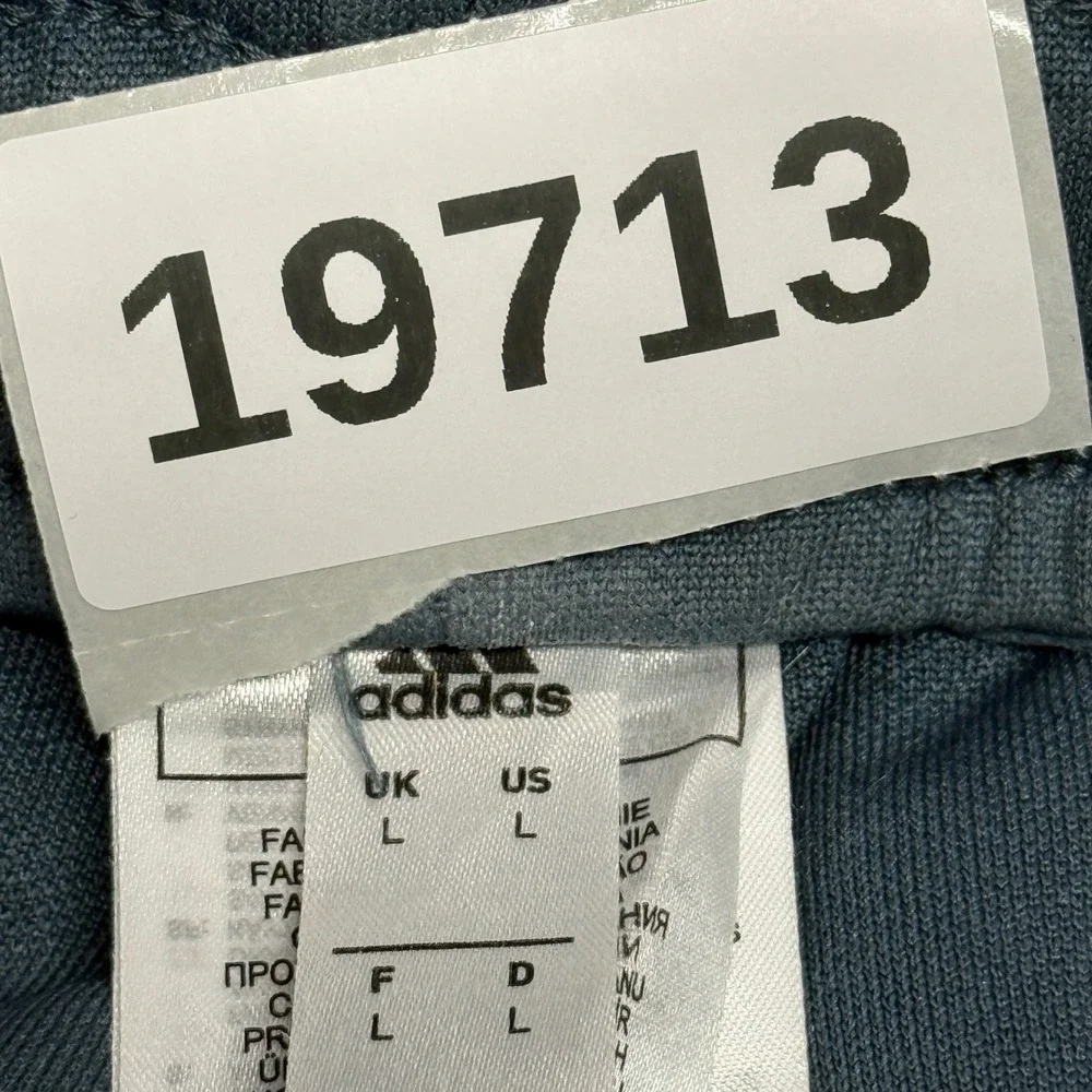 Adidas Track Pants Mens Large 32x30 Blue‎ AeroReady Tiro Training Zip Ankle